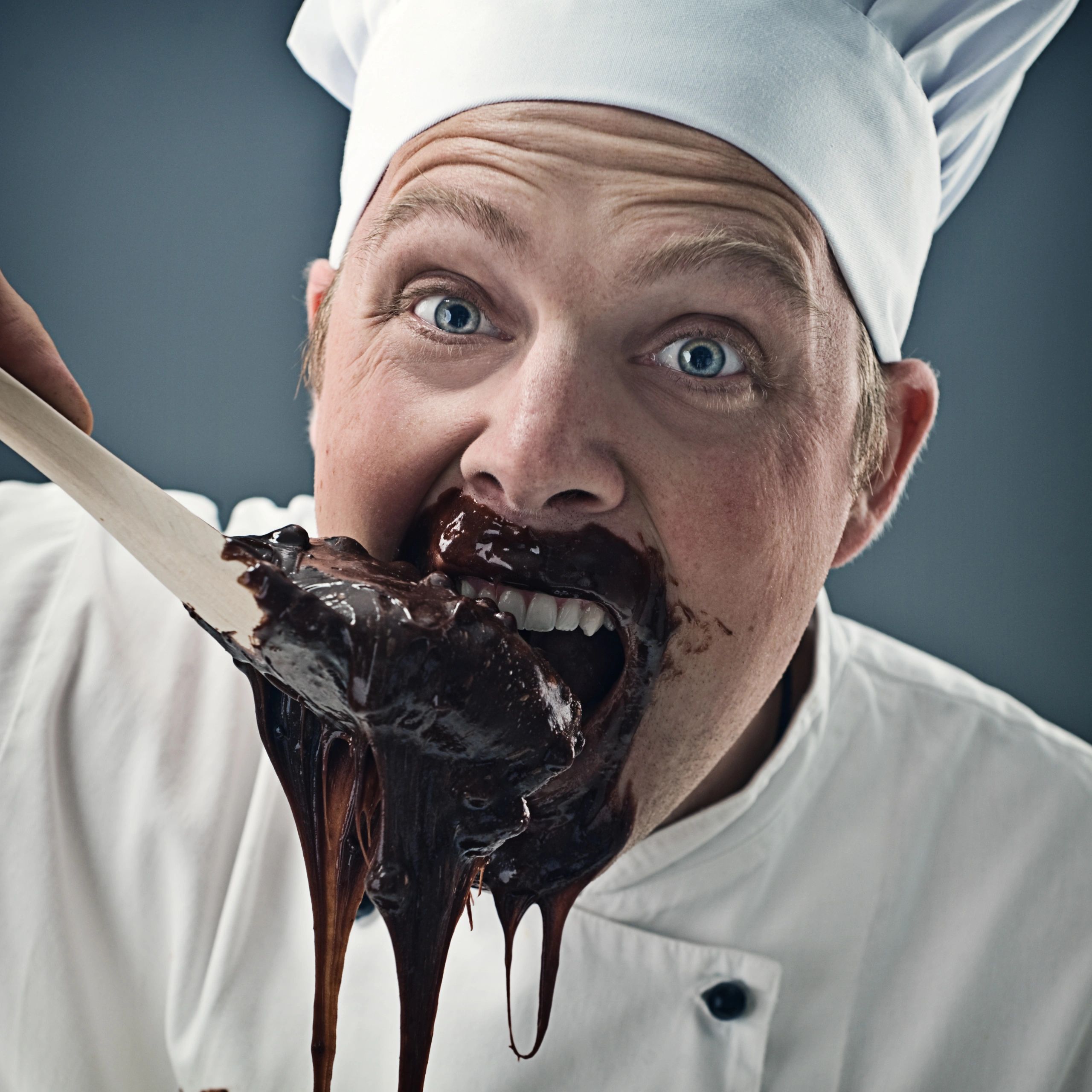 Portrait of a baker in a kitchen